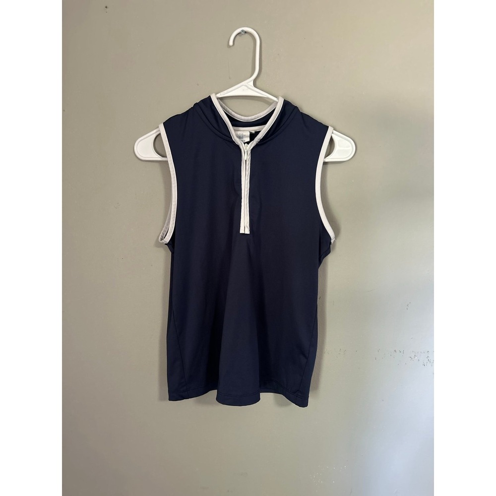 Sigrid Olsen Golf/Tennis Tank Top Navy Blue Size XS